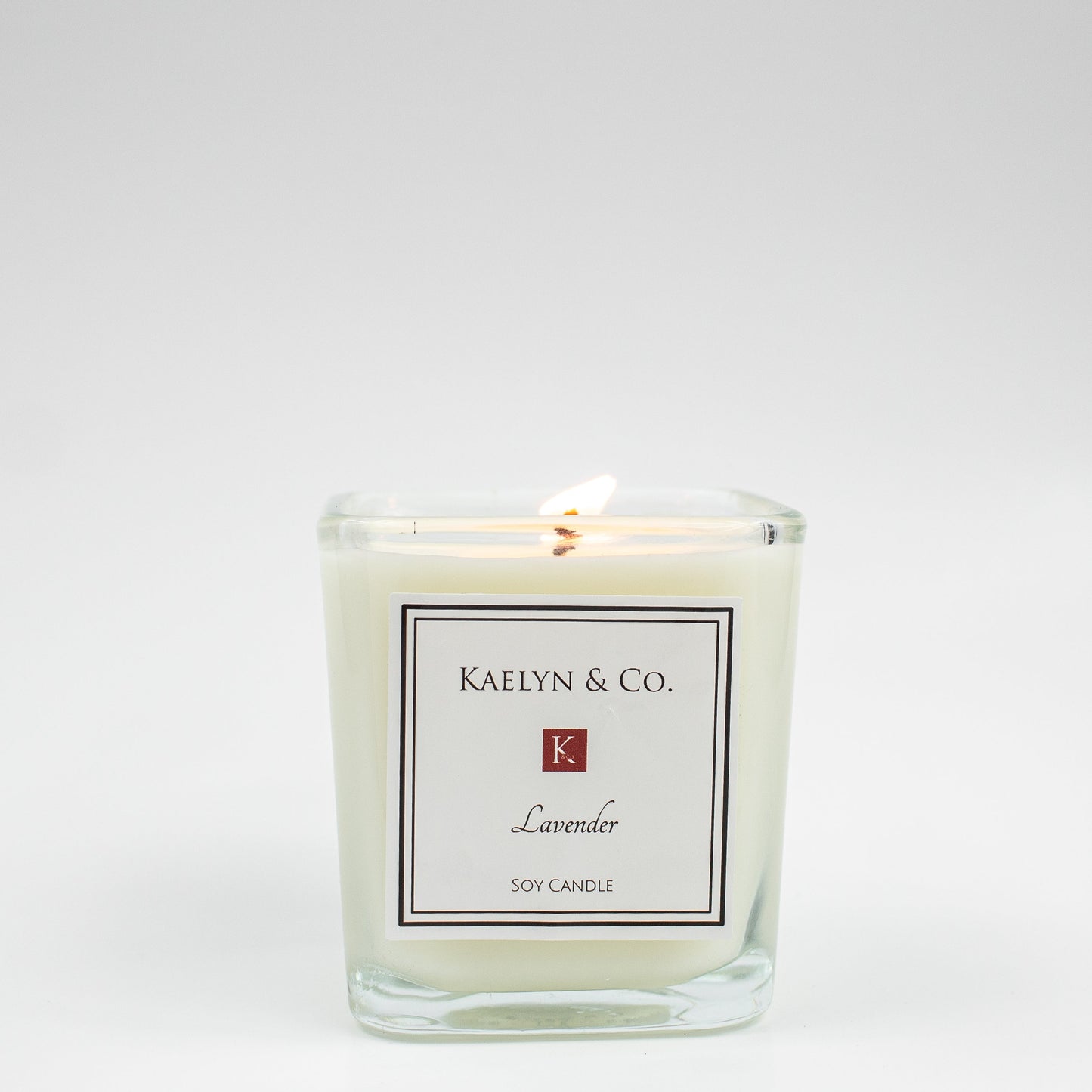 Lavender Small Cube Candle