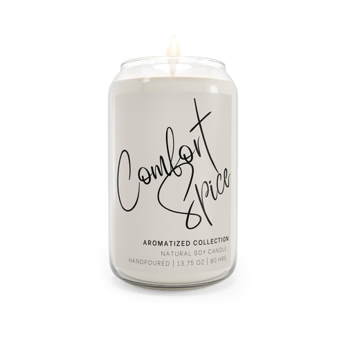 Comfort Spice Scented Soy Candle, Cozy Home Decor, Relaxing Gift,