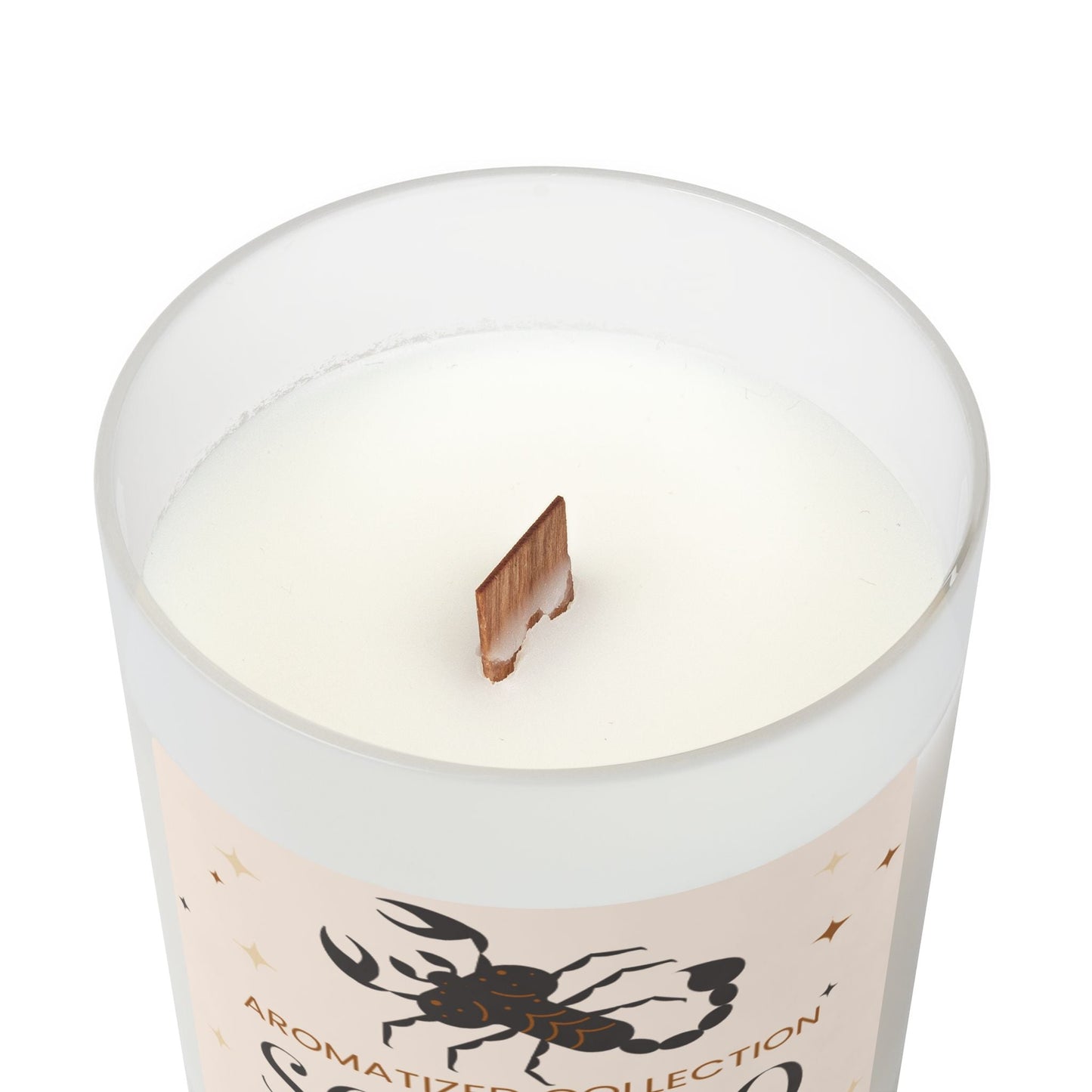 Scorpio Oakmoss & Amber Scented Candle, 11oz Frosted Glass || Zodiac