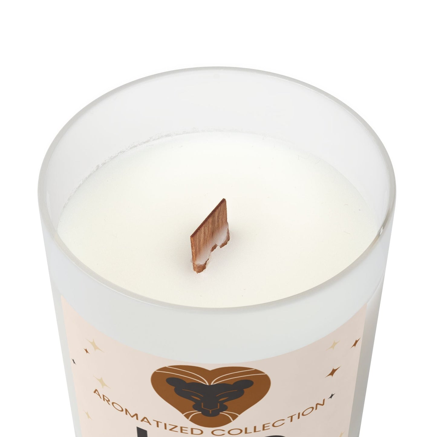 Leo Zodiac Candle, Mango Coconut Scented Soy Candle, Astrology Gift,