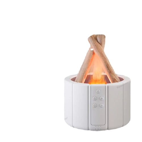 Simulated Flame Aroma Diffuser Bonfire Air Humidifier Ultrasonic Cool