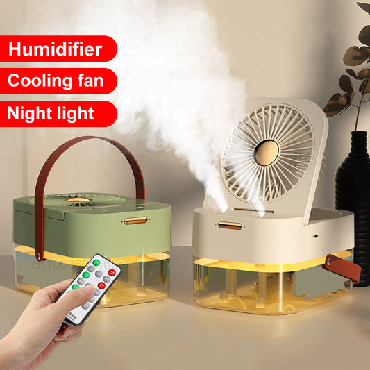 Humidifier Spray Fan Portable Fan Air Cooler Air Humidifier USB Mist
