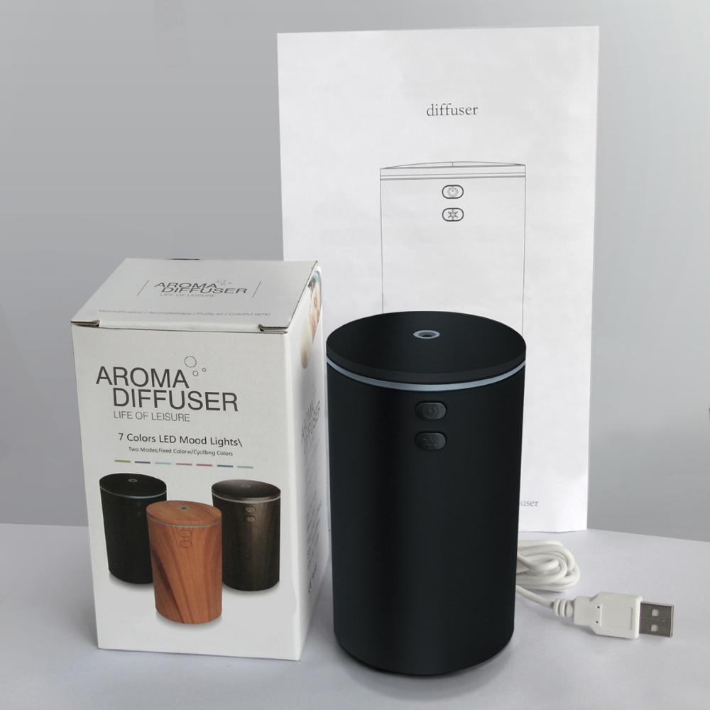 DC 5V 100ML Air Humidifier Wood Grain Ultrasonic