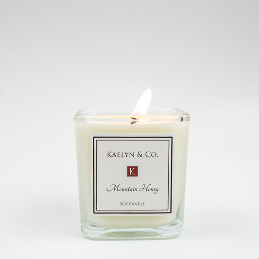 Mountain Honey Small Cube Candle