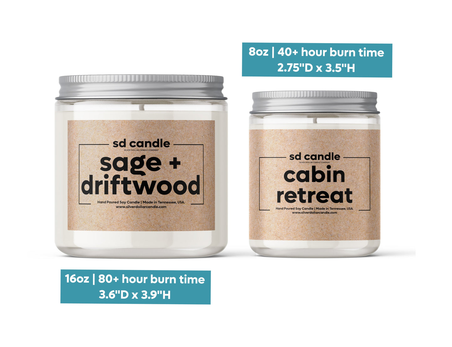 #03 | Christmas Tree Scented Candle - 9/16oz 100% All-Natural Handmade