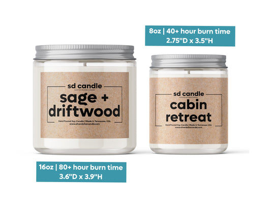 #03 | Christmas Tree Scented Candle - 9/16oz 100% All-Natural Handmade