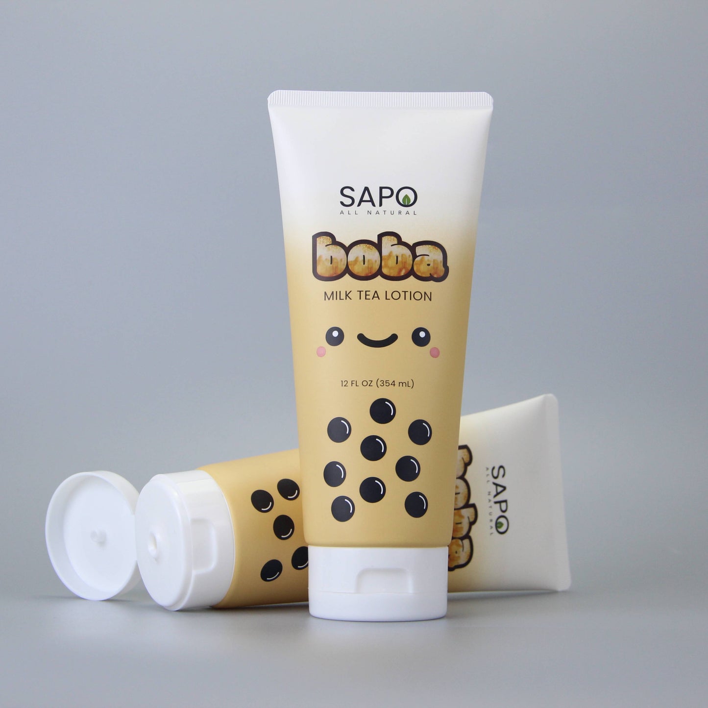 Sapo Boba Milk Tea Body Lotion – Hydrating Moisturizer with Aloe,
