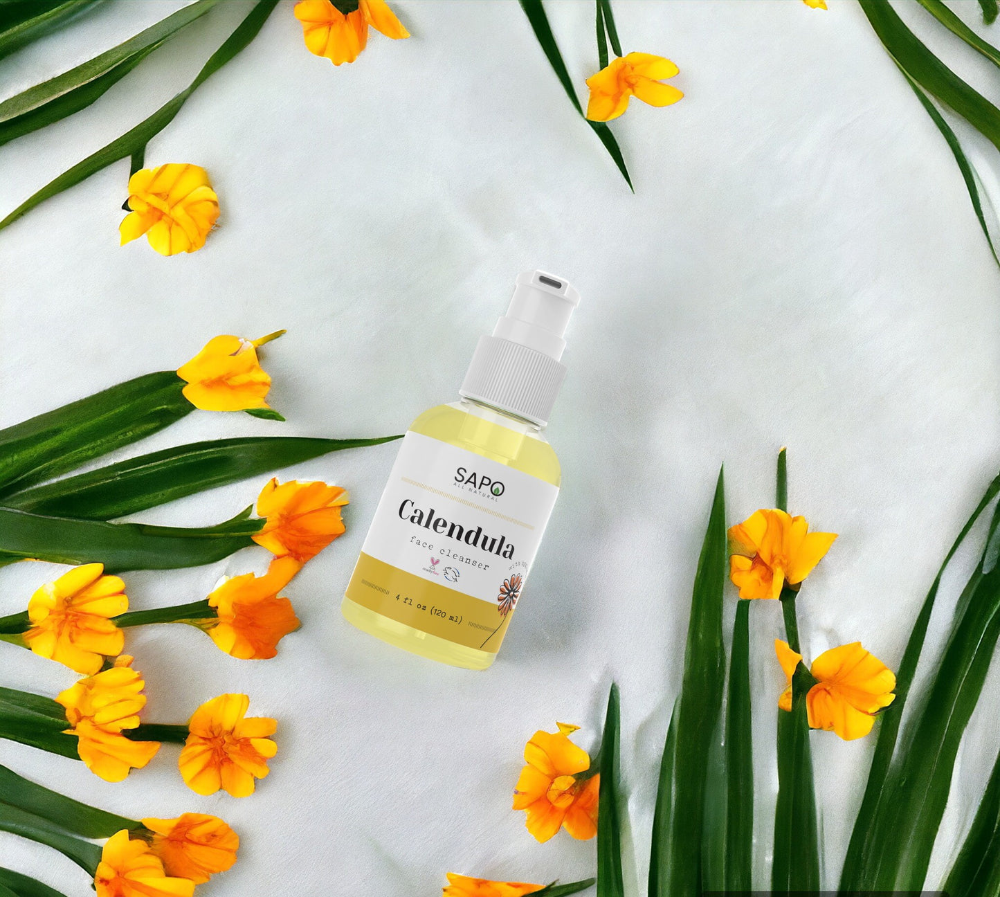 Sapo Calendula Face Cleanser – Hydrating Cream Wash with Hyaluronic