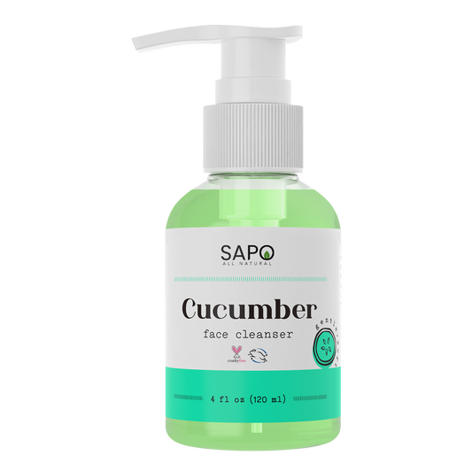 Sapo Cucumber Face Cleanser – Hydrating Gel Wash with Aloe, Coconut