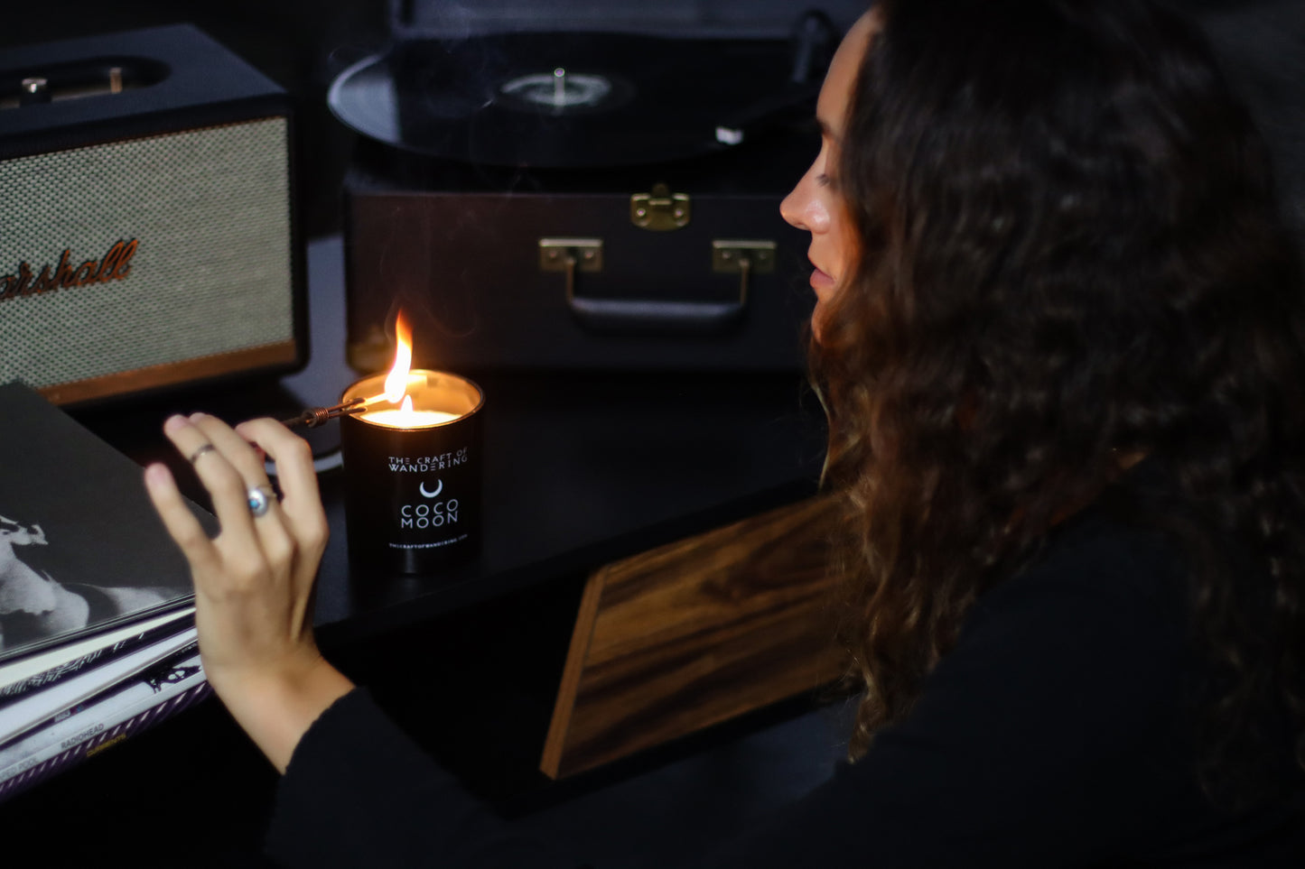 COCO MOON LUXE GLASS CANDLE