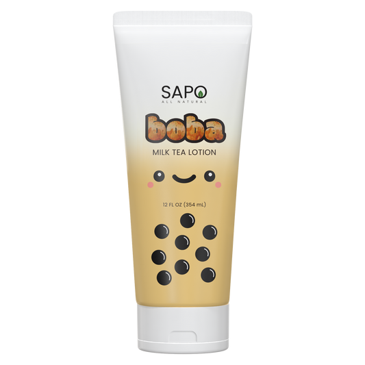 Sapo Boba Milk Tea Body Lotion – Hydrating Moisturizer with Aloe,