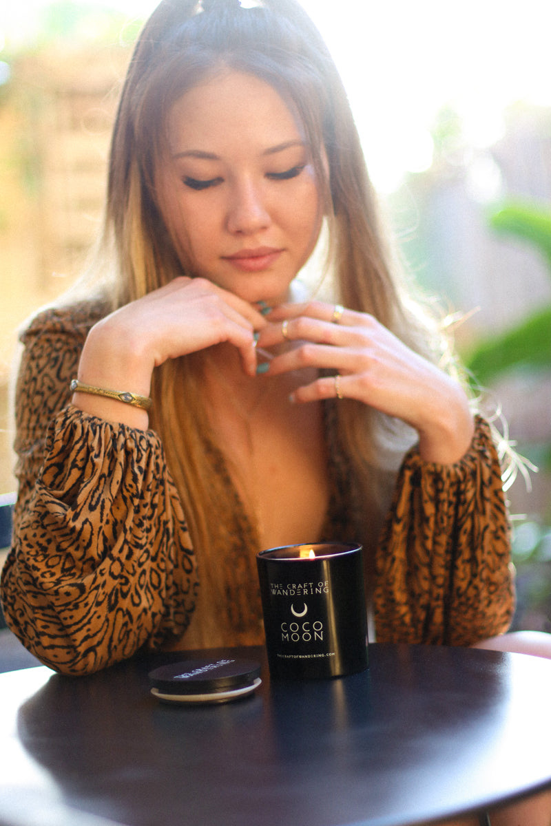 COCO MOON LUXE GLASS CANDLE