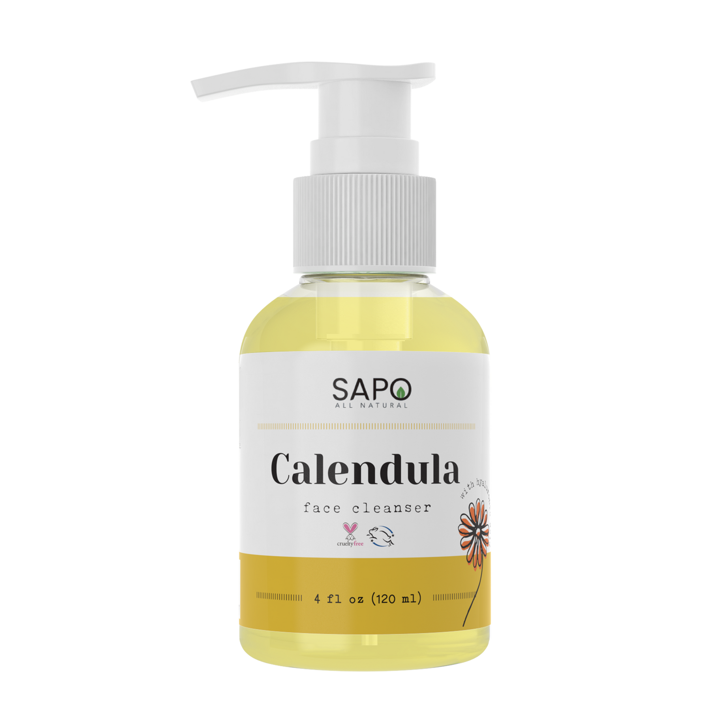 Sapo Calendula Face Cleanser – Hydrating Cream Wash with Hyaluronic