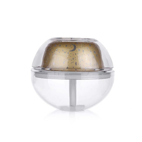 USB Crystal Night Lamp Projector 500ml Air Humidifier Desktop Aroma